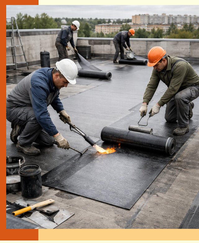 Профессиональная гидроизоляция плоской кровли в Муроме