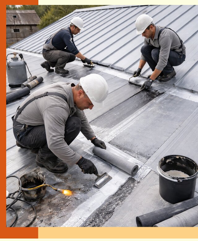 Гидроизоляция металлической кровли с гарантией в Муроме