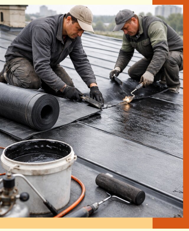 Гидроизоляция фальцевой кровли в Муроме от 7658 руб. под ключ | ТепломастерМум