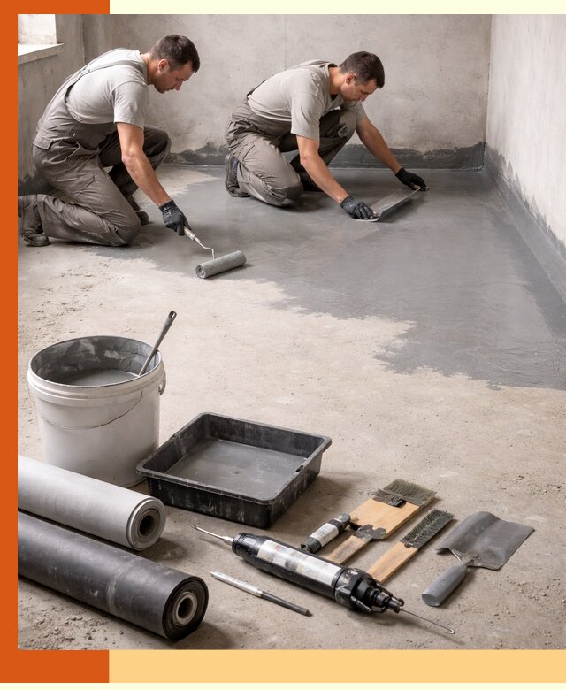 Гидроизоляция пола в Муроме — надежная защита от влаги и протечек