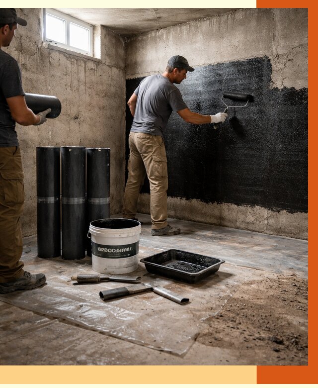Гидроизоляция подвала в Муроме от 3574 руб. под ключ | Профессионально — ТепломастерМум
