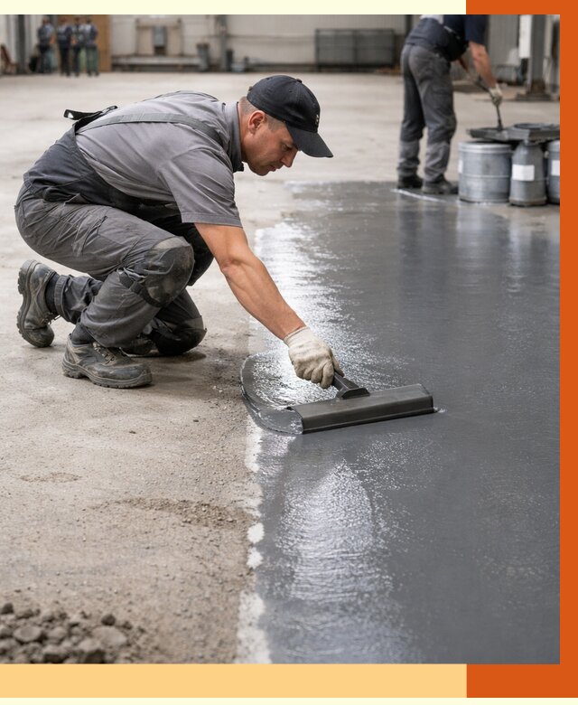 Гидроизоляция промышленного пола в Муроме от 1225 руб./м2 — ТепломастерМум специалисты под ключ