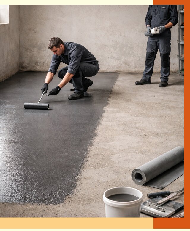 Гидроизоляция гаражного пола в Муроме от 3574 руб./м² — ТепломастерМум профессионально