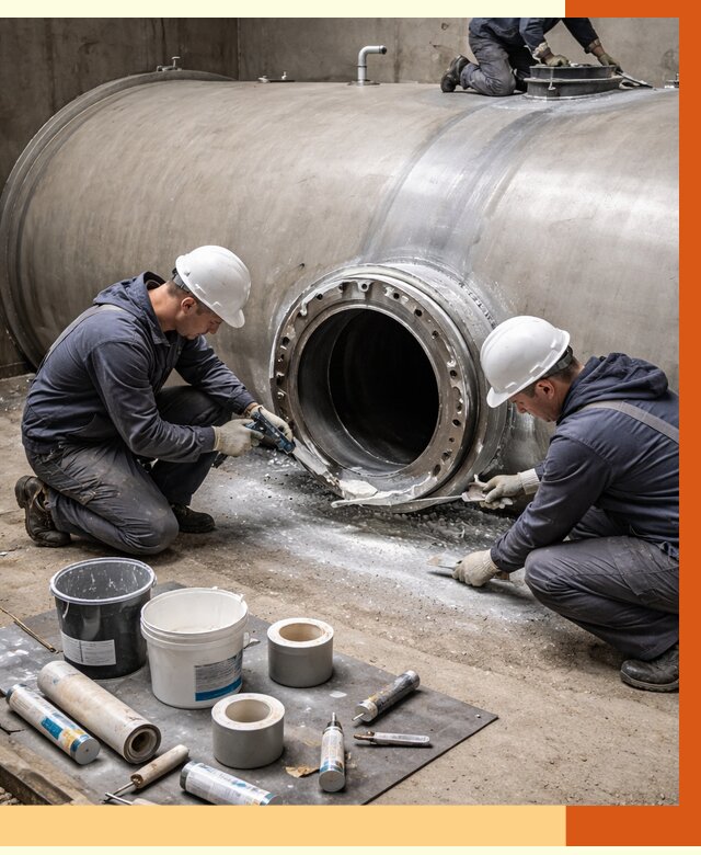 Гидроизоляция резервуара с топливом в Муроме от 76575 руб. под ключ | ТепломастерМум