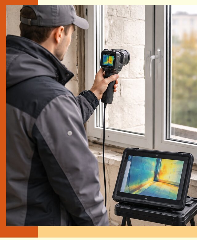 Тепловизионное обследование дома в Муроме для выявления утечек тепла
