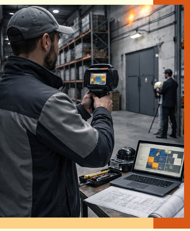 Тепловизионное обследование склада в Муроме от 6637 руб. | ТепломастерМум