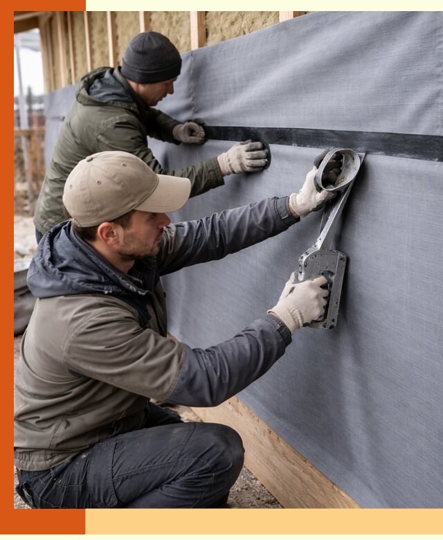 Монтаж ветроизоляции зданий и конструкций в Муроме